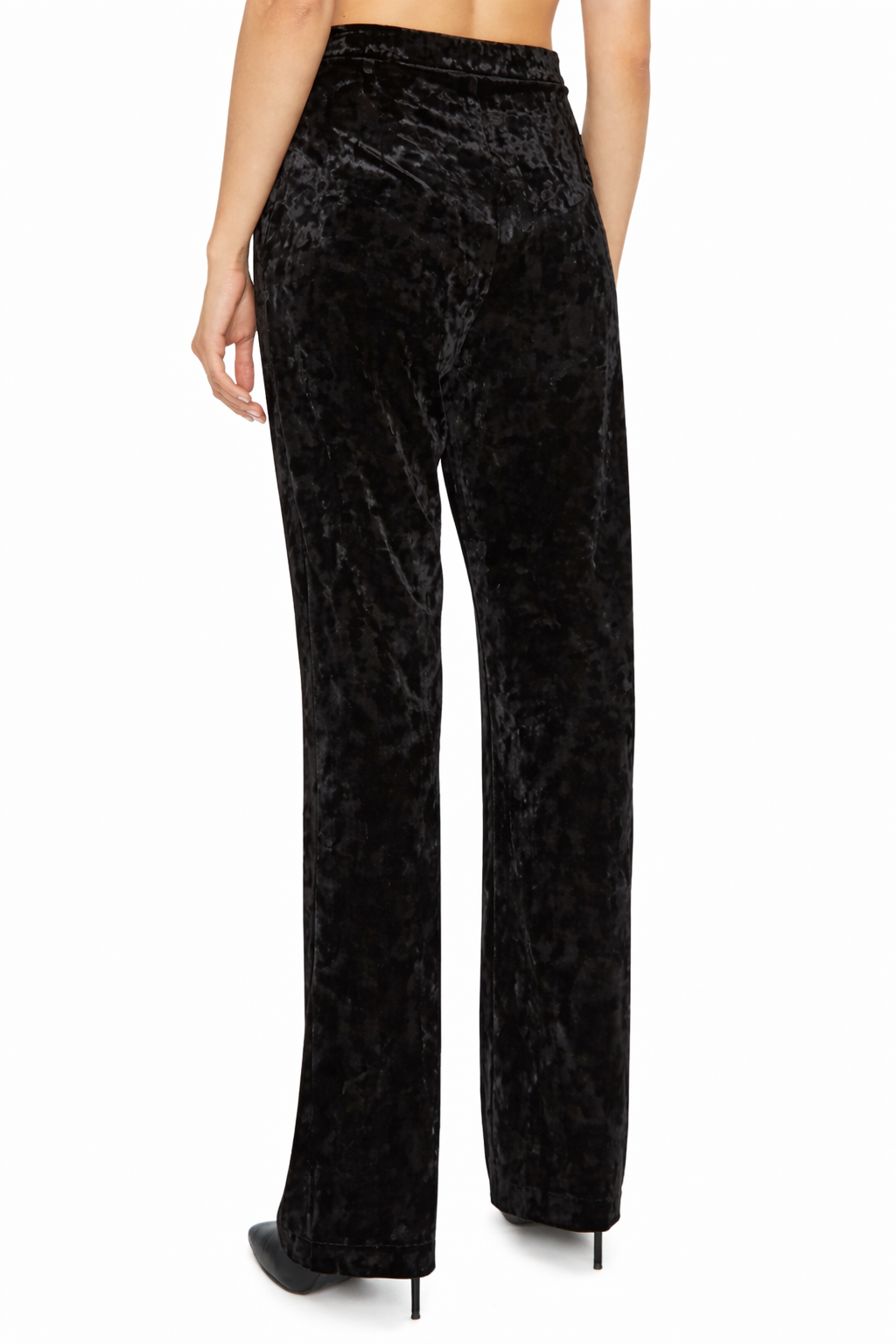 Patrizia Pepe Women Trousers Velvet Black