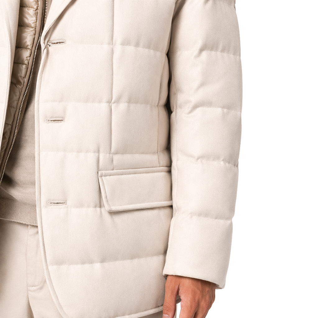Herno Men Jacket Padded Beige