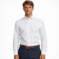 Bagutta Men Shirt Brando Neck Italiano White
