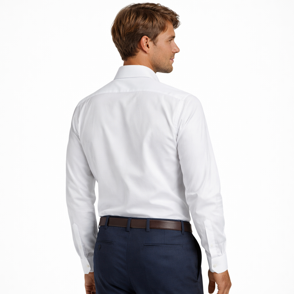 Bagutta Men Shirt Brando Neck Italiano White