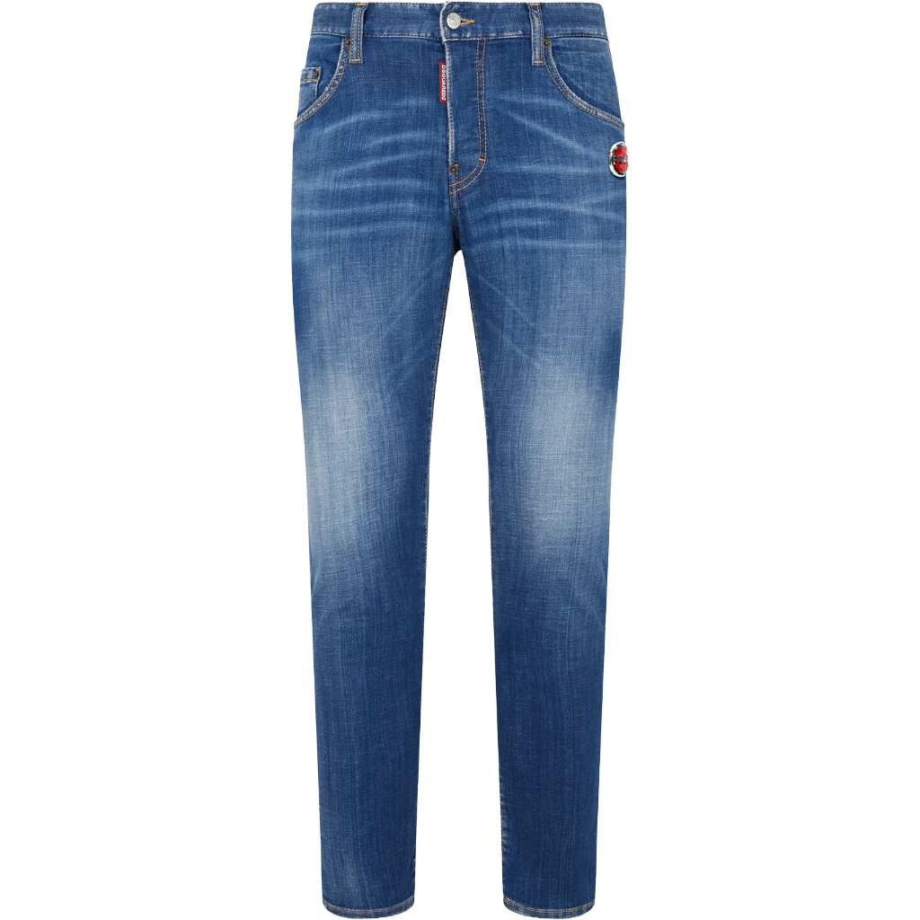 Dsquared2 Men Denim Skater Jean Blue