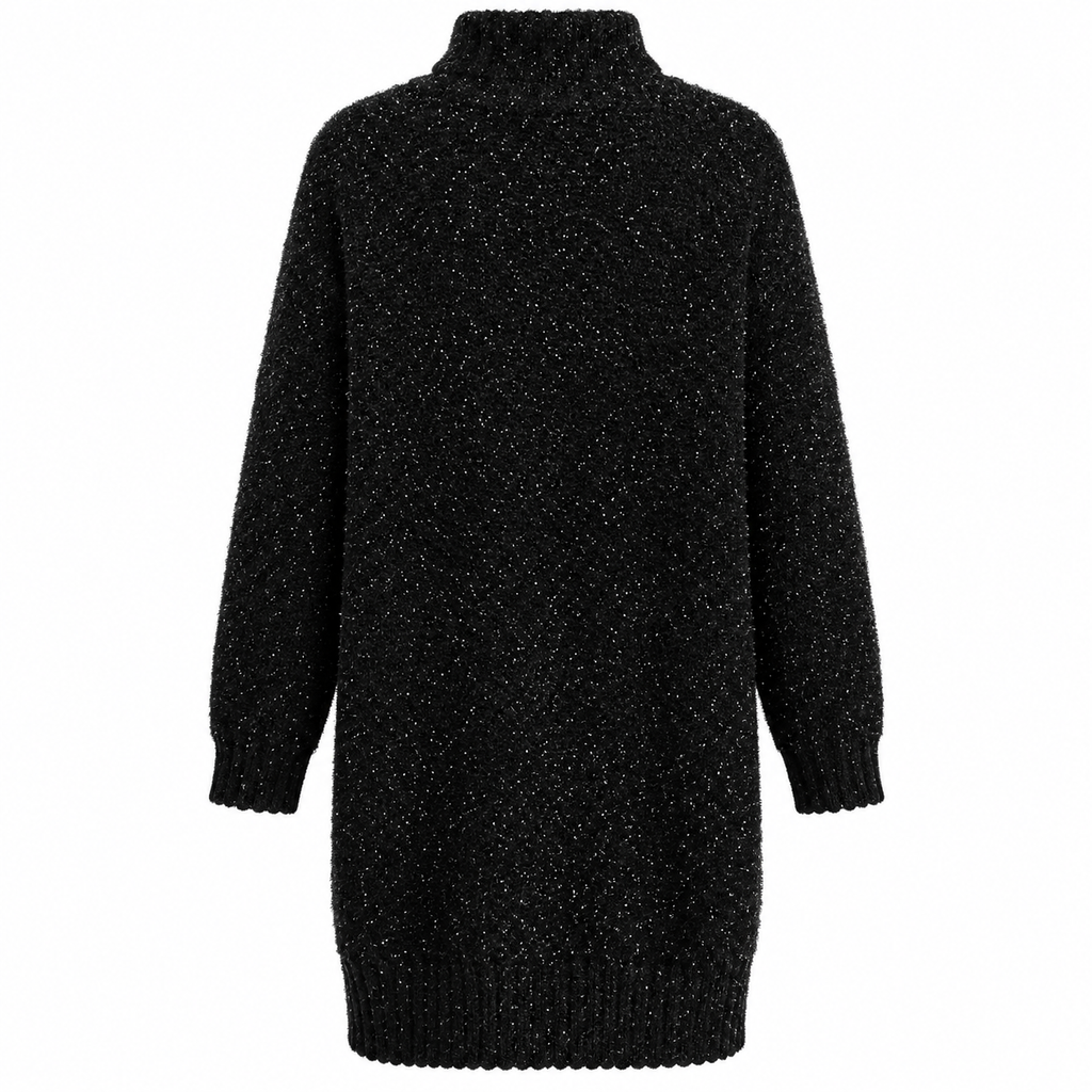 anna molinari Women Cardigan Buclè Long Black