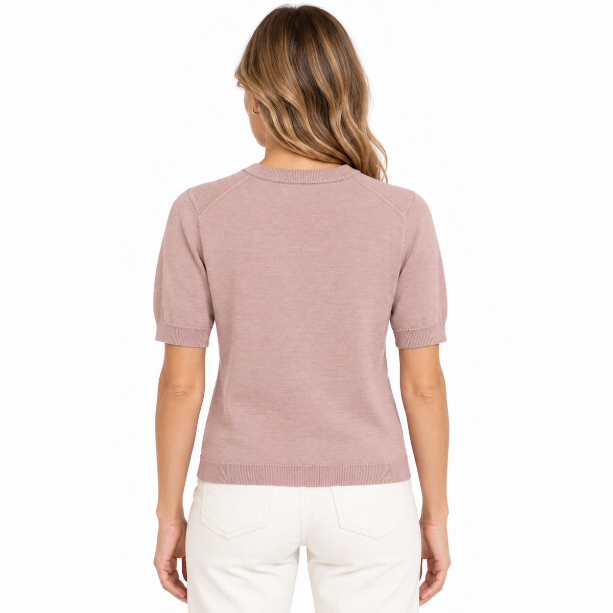 anna molinari Women T-Shirt Crew Neck Pink