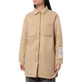 Hinnominate Women Jacket Shirt Beige