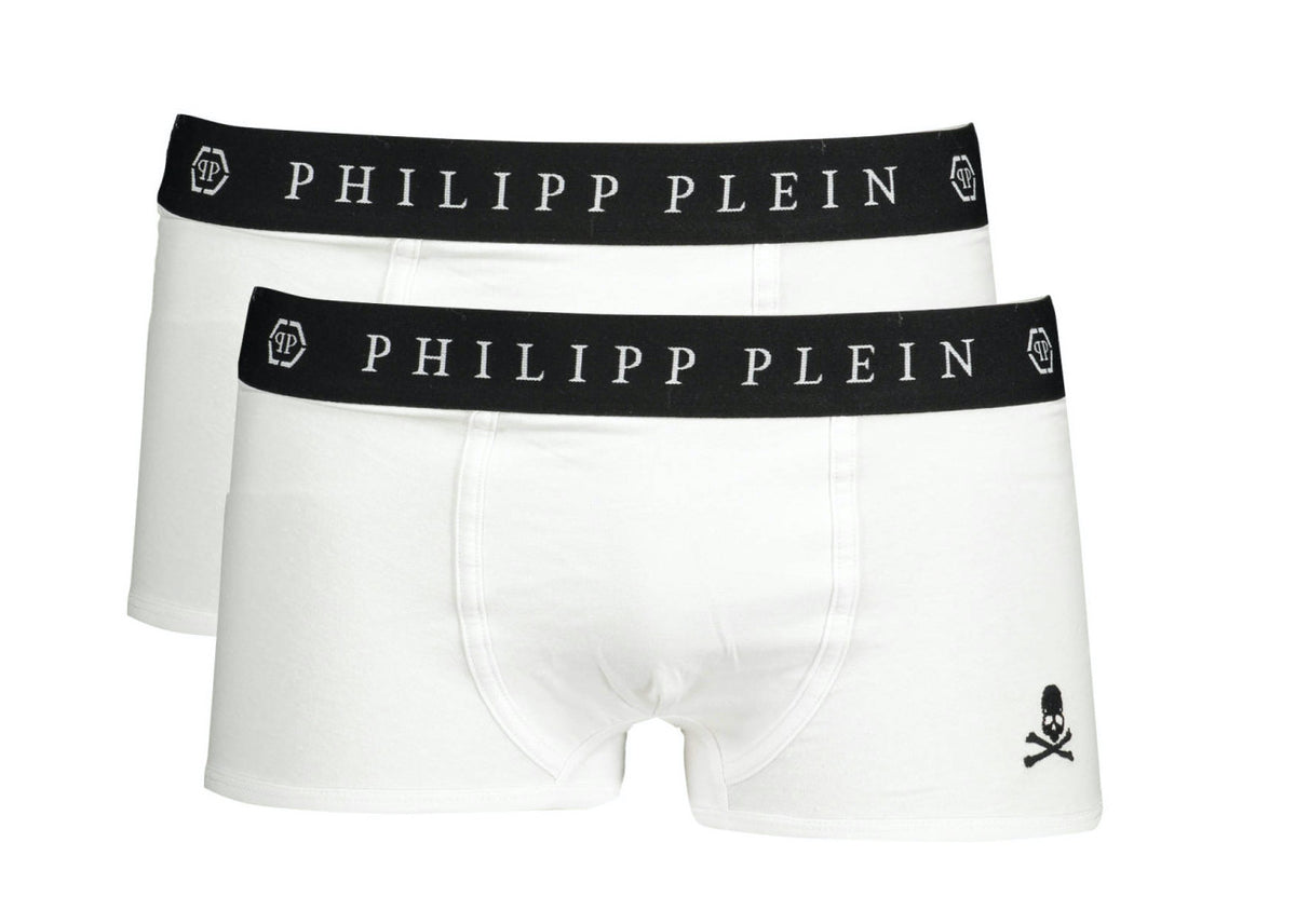 Philipp Plein Men Boxer Bipack White