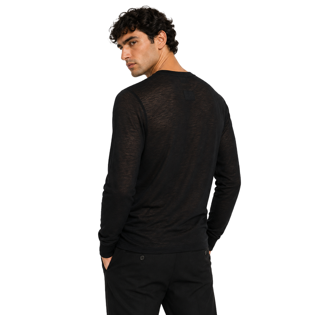Dolce & Gabbana Men Knit Silk Blue