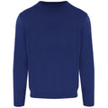 Malo Men Crew Neck Blend Cashmere Zaffiro Sweaters Blue