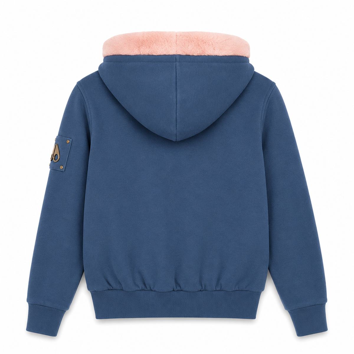 Moose knuckles Women Sweatshirt Funny Light Blue