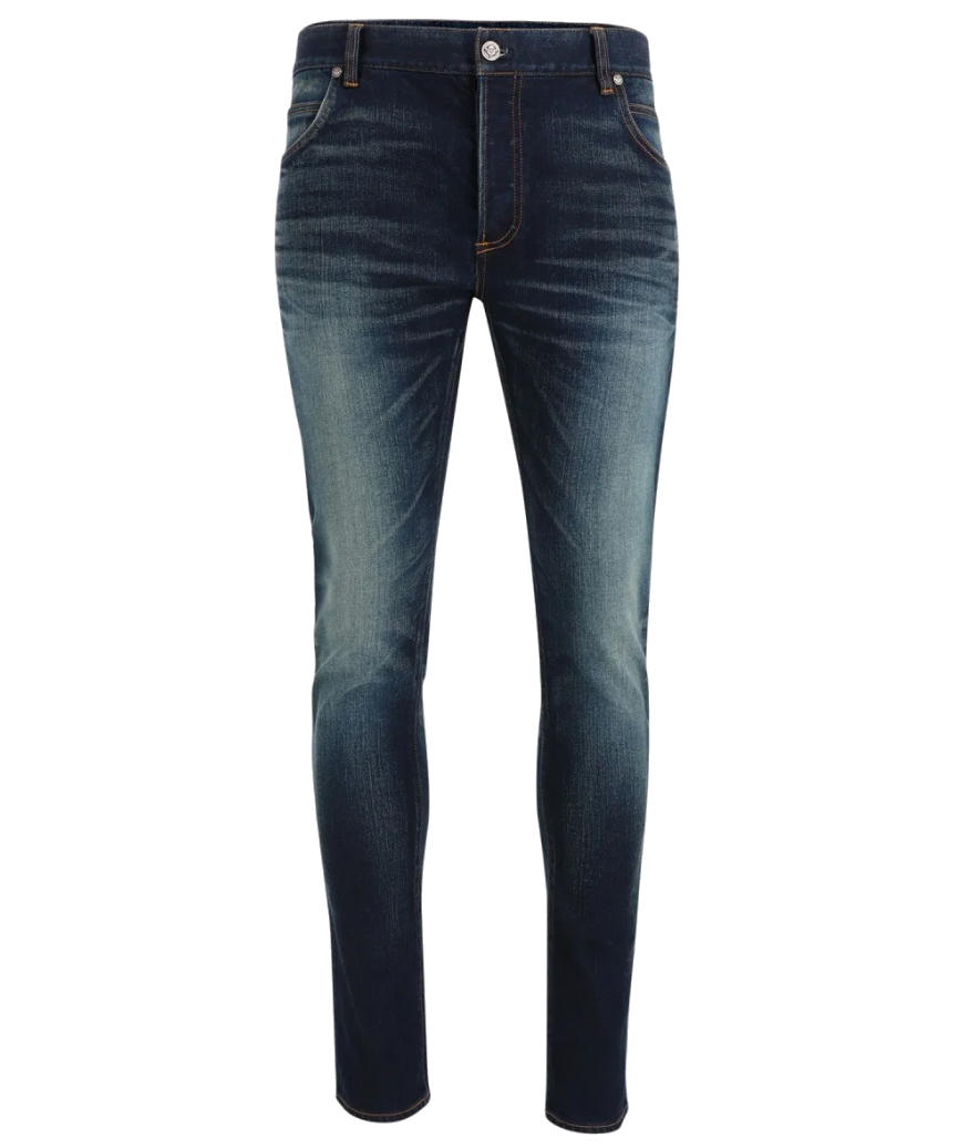 Balmain Women Jeans Skinny Blue