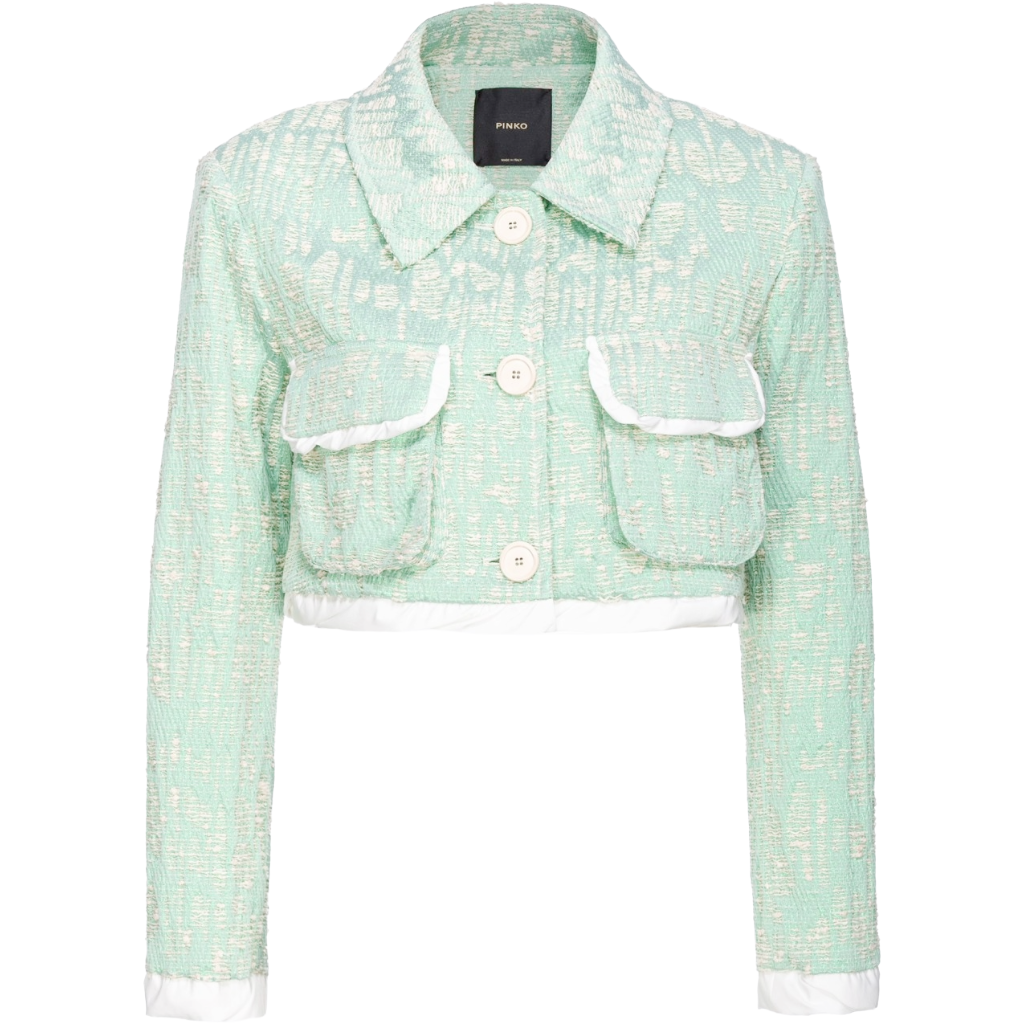 Pinko Women Jacket Short Glauconome Green