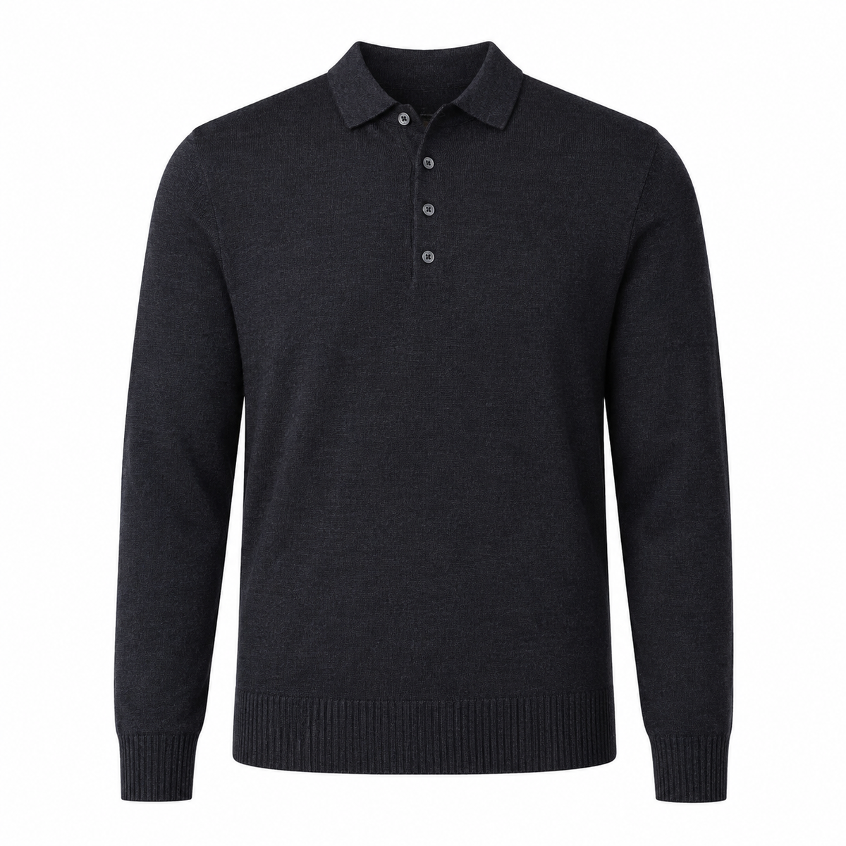 Alpha Studio Men Polo Sleeve Long Grey