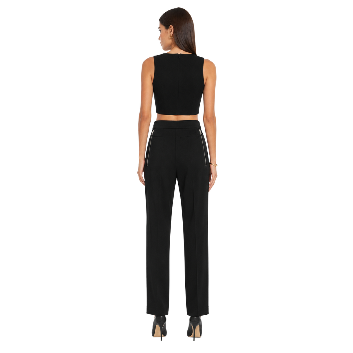 Patrizia Pepe Women Trousers Doppia Zip Black