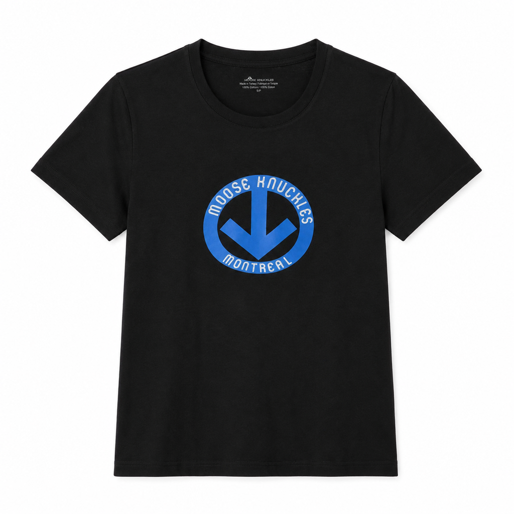 Moose knuckles Women T-Shirt Montreal Blue