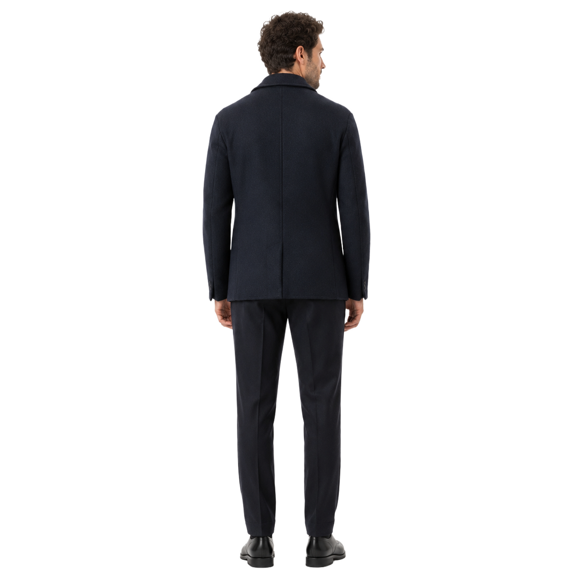 Alpha Studio Men Jacket Double-Breasted Blue