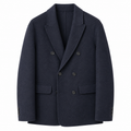 Alpha Studio Men Jacket Double-Breasted Blue