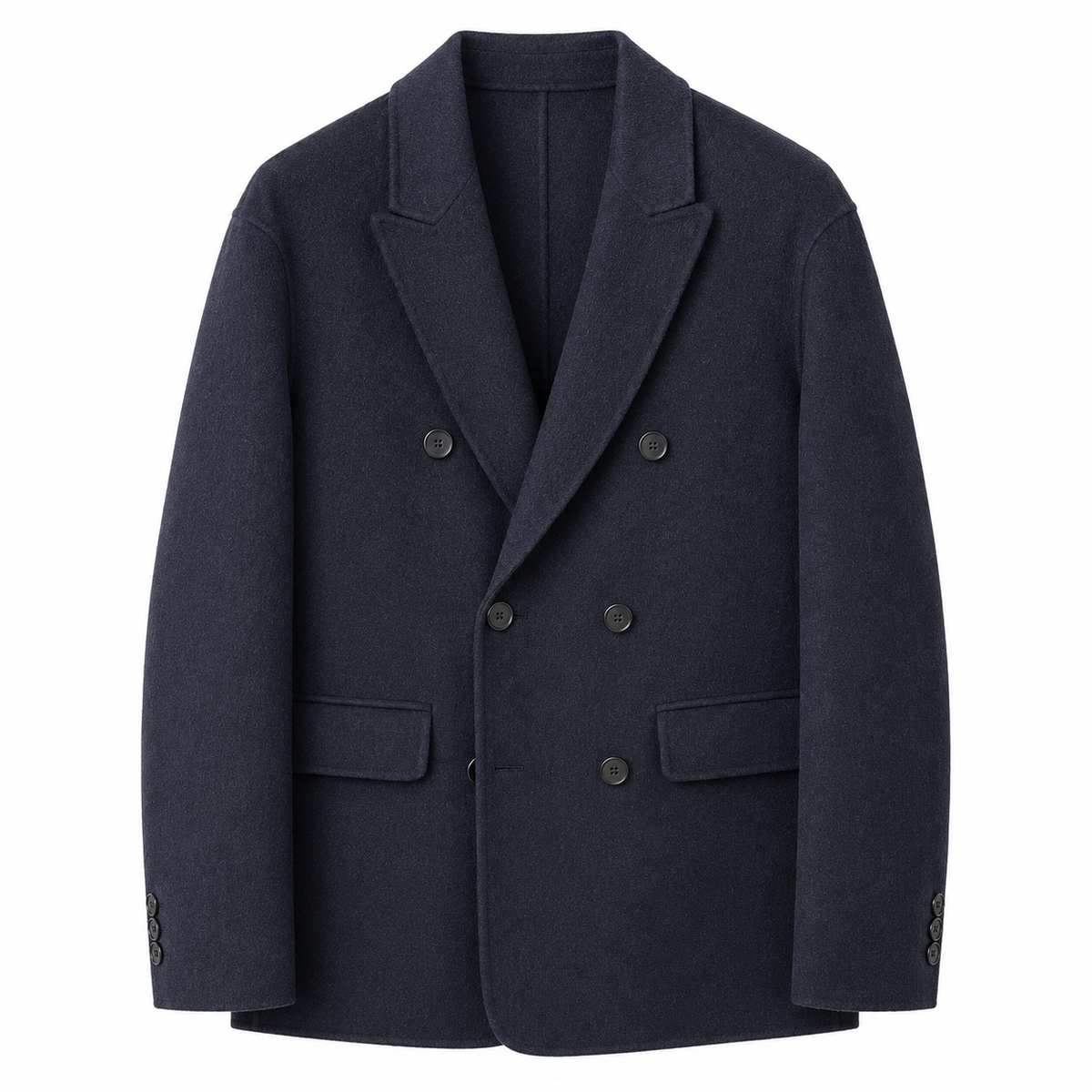 Alpha Studio Men Jacket Double-Breasted Blue