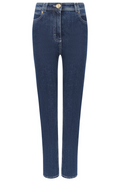 Balmain Women Jeans high-waist Regular Blue