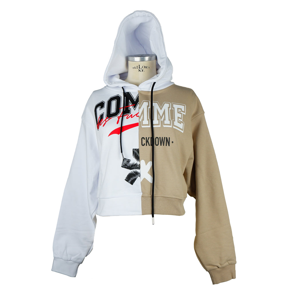 Comme Des Fuckdown Women Sfc Sweatshirts White