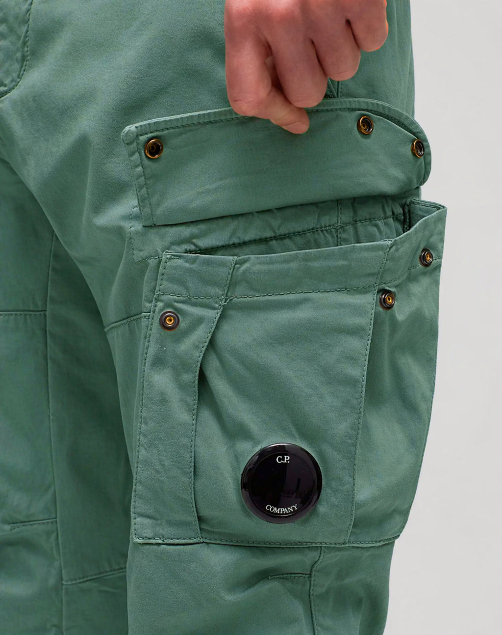 C.P. Company Men Trousers Cargo Menta Green