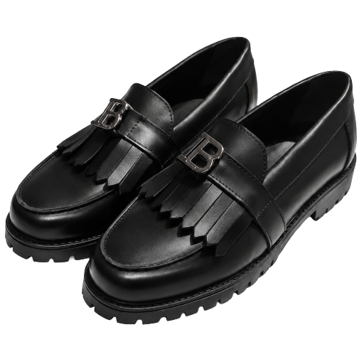 Balmain Women Mocassino Moccasins Black