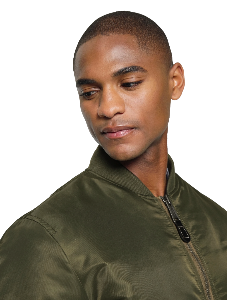 Schott NYC Men Airforce Jacket Army Khaki Camouflage
