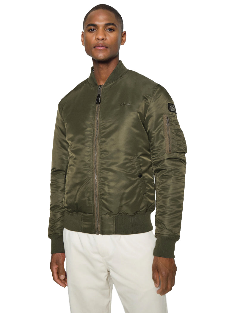 Schott NYC Men Airforce Jacket Army Khaki Camouflage