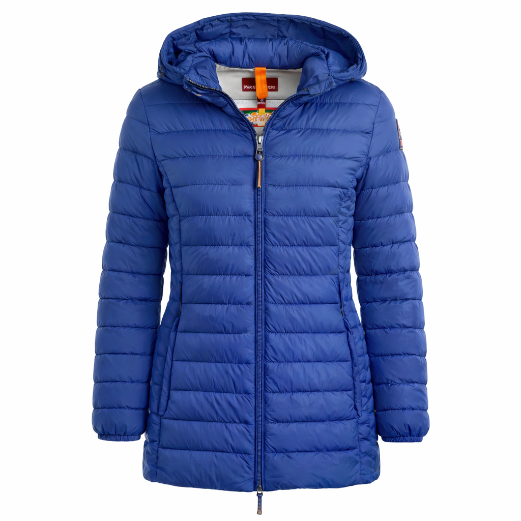 Parajumpers Women Down Jacket Quilted Blue