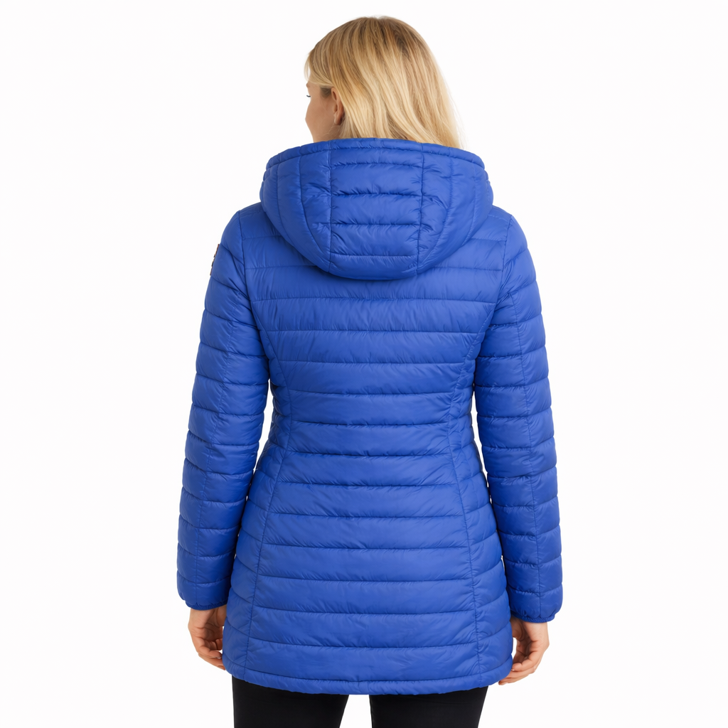 Parajumpers Women Down Jacket Quilted Blue