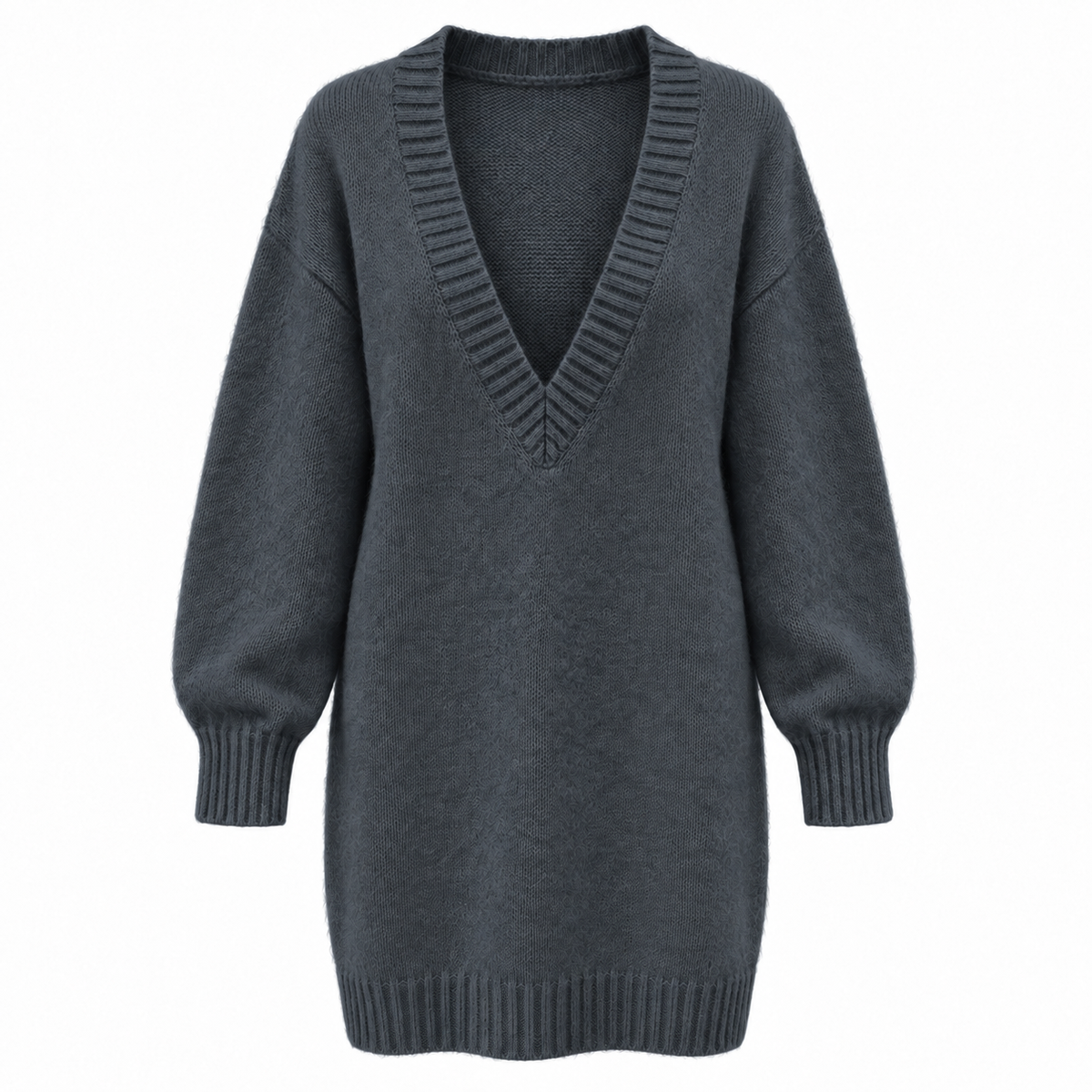 anna molinari Women Dress Mini Antracite Grey