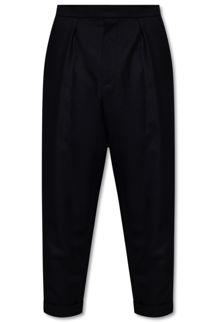 Balmain Men Trousers Elegant Black