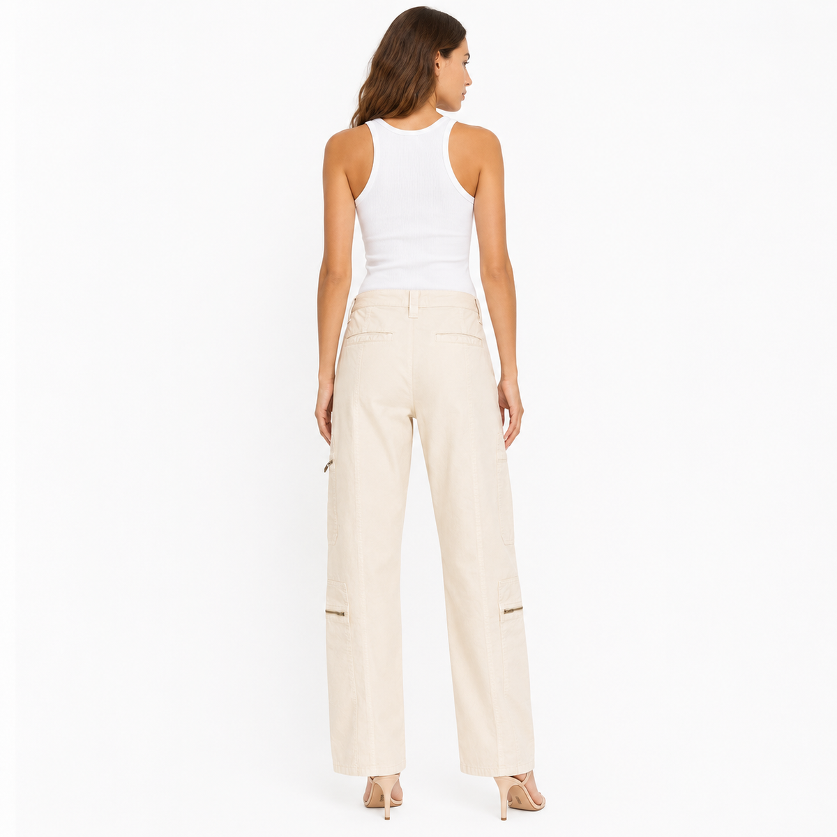 Pinko Women Trousers Matese Beige