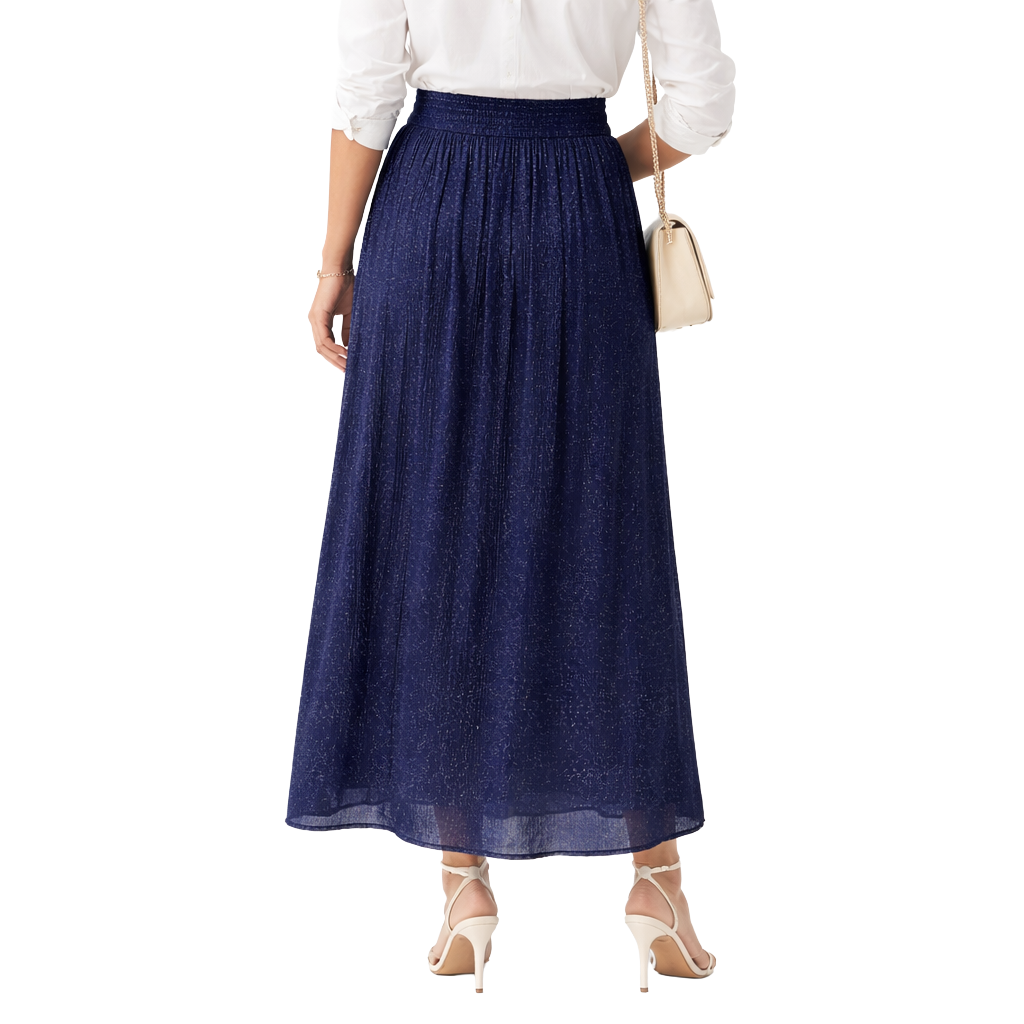 Elisabetta Franchi Women Skirt Pleated Blue