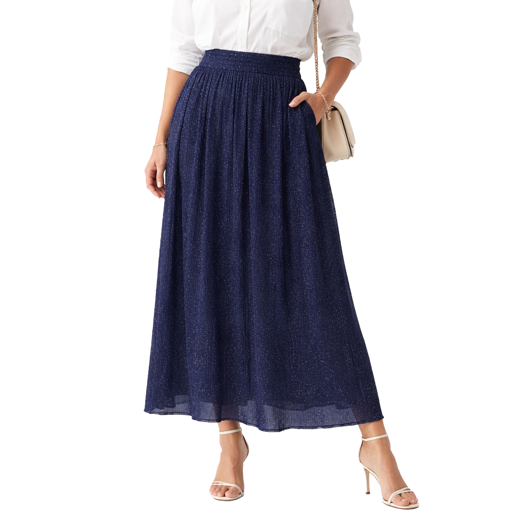 Elisabetta Franchi Women Skirt Pleated Blue