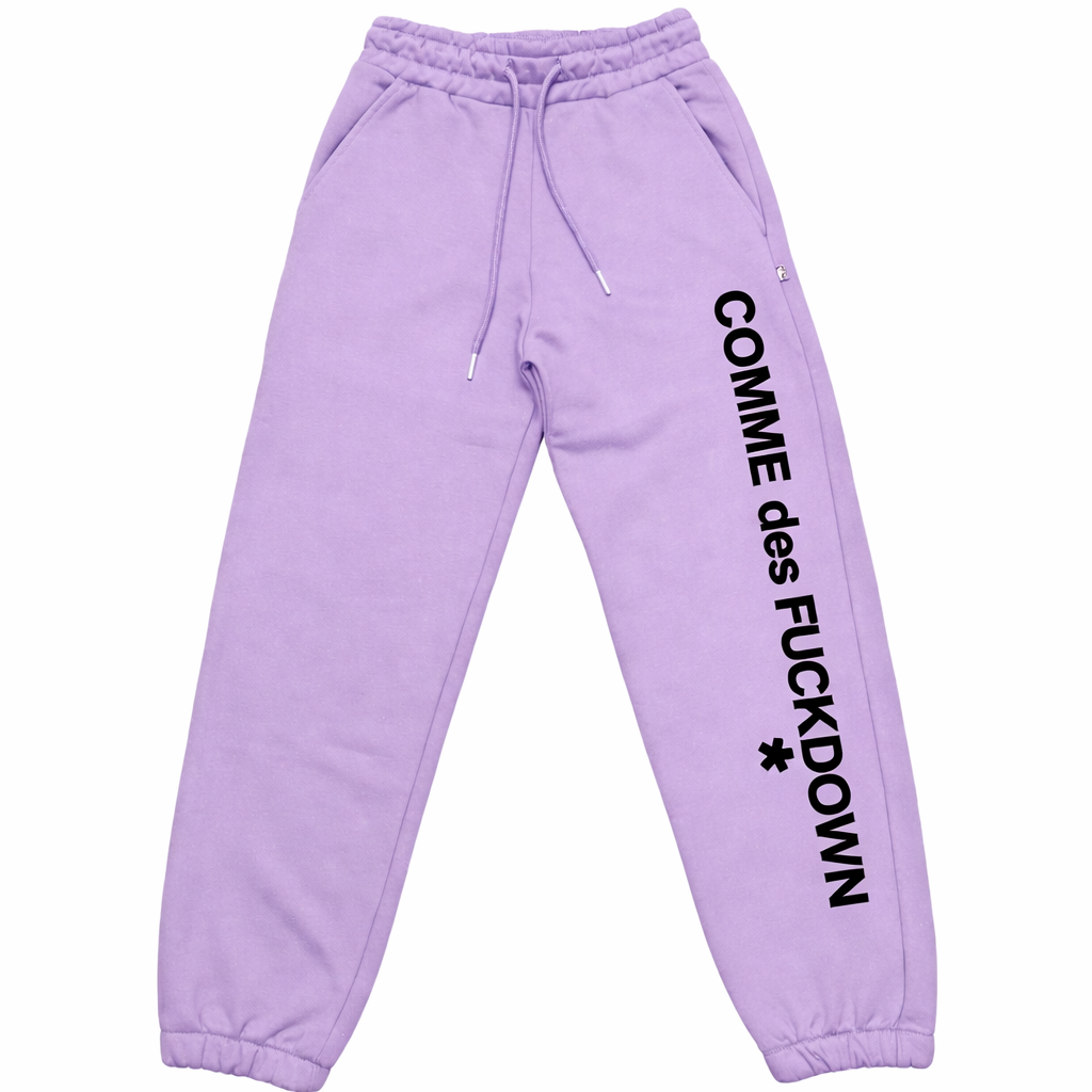 Comme Des Fuckdown Women Trousers Sweatshirt Lilla Lilac