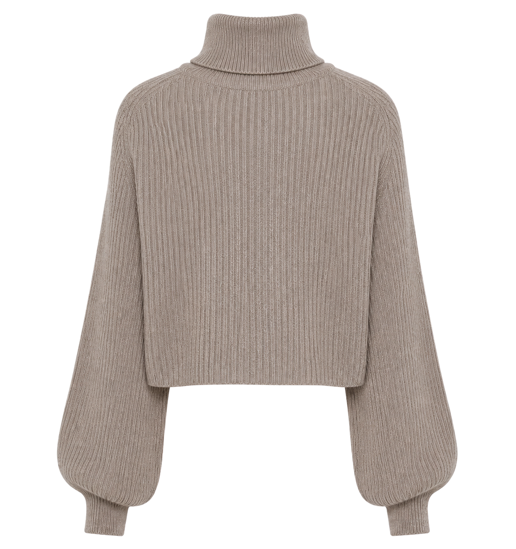 Alpha Studio Women Turtleneck Coprispalle Coste Beige