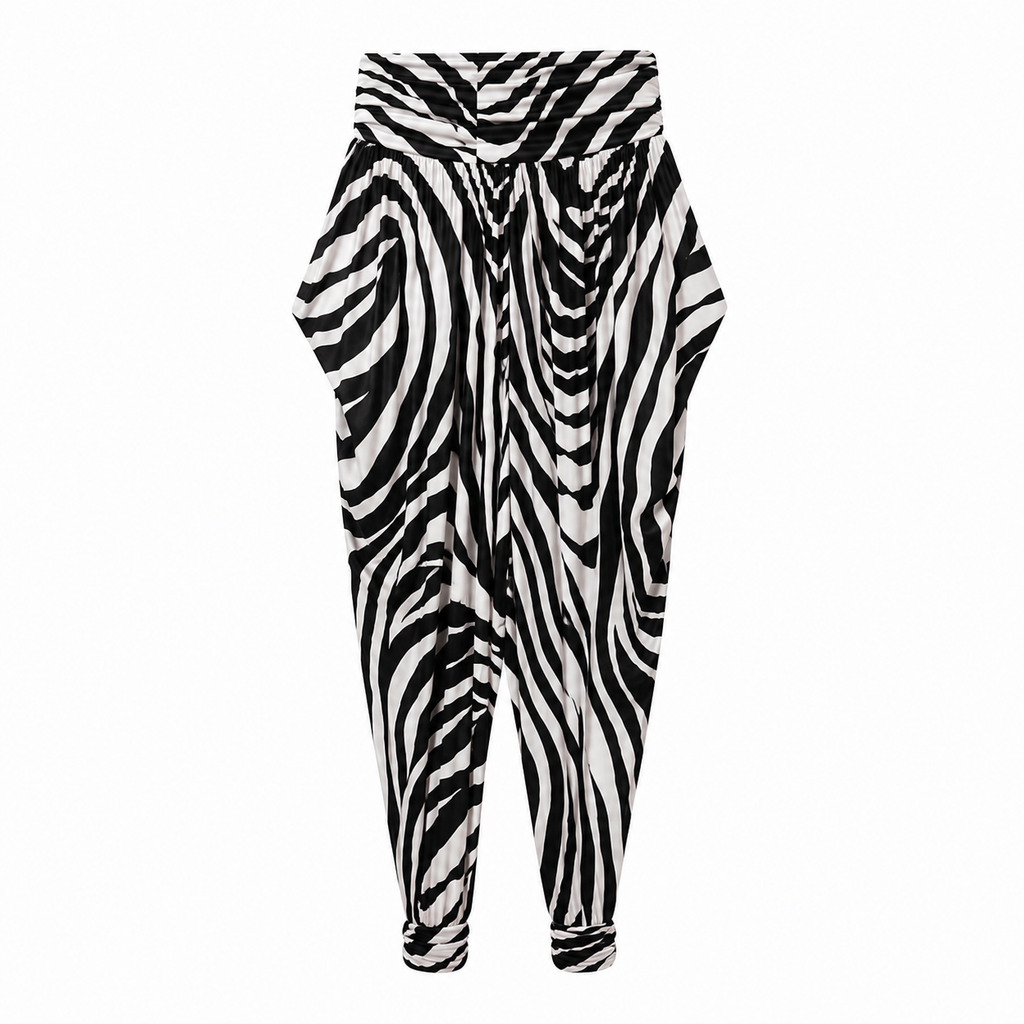 Dolce & Gabbana Women Trousers Zebra Print White