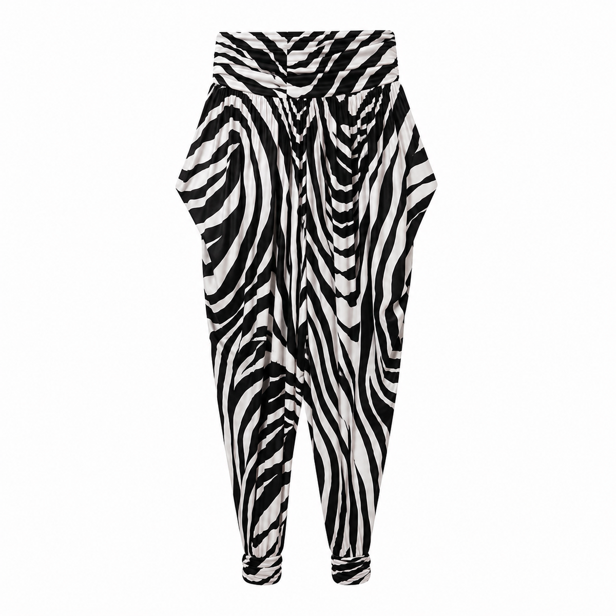 Dolce & Gabbana Women Trousers Zebra Print White
