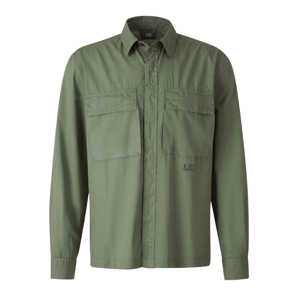 C.P. Company Men Shirt Mussola Light Green