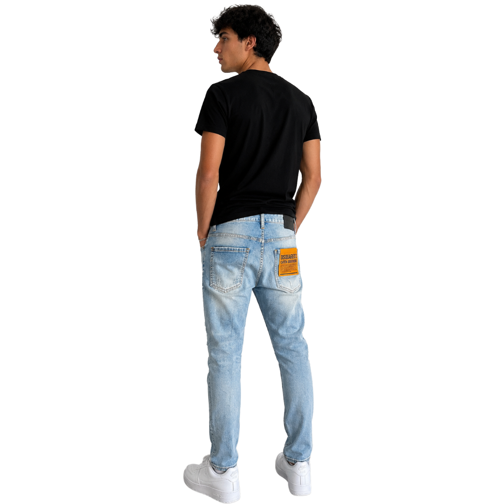 Dsquared2 Men Denim Super Twinky Jeans Blue