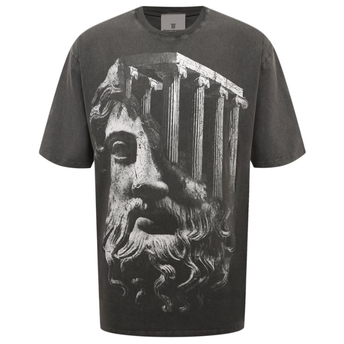 Diego Venturino Men T-Shirt Print Greca Grey