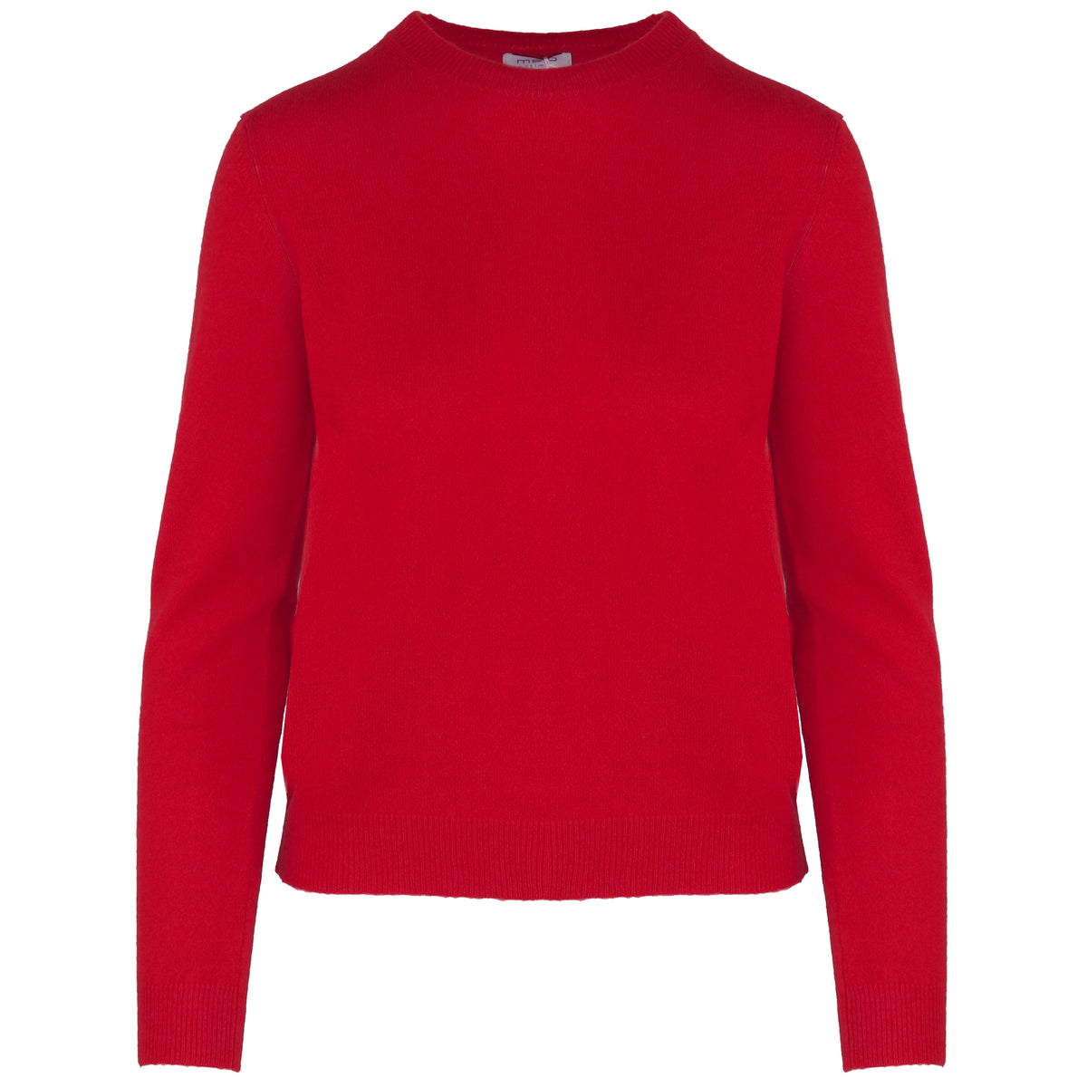 Malo Women Crew Neck Cashmere Rubino Sweaters Red