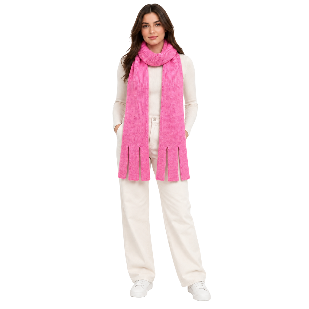 anna molinari Women Stola Hairy Ciclamino Scarves Pink