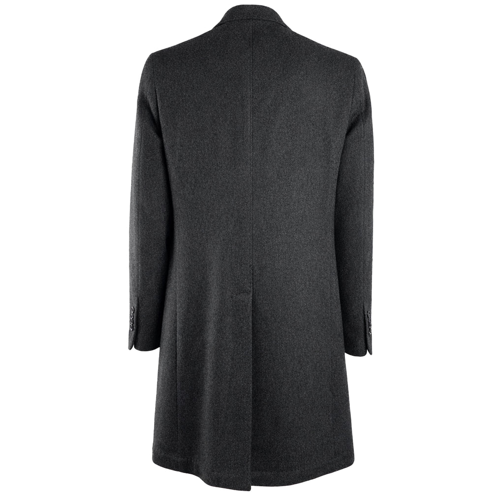 Loro Piana Fabric Men Coat Double-Breasted Cashmere Grey