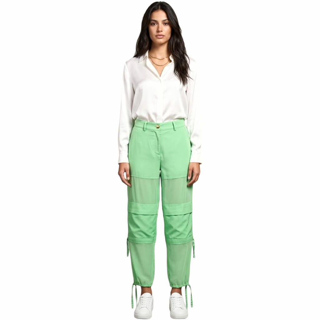 Pinko Women Trousers Priapo Green