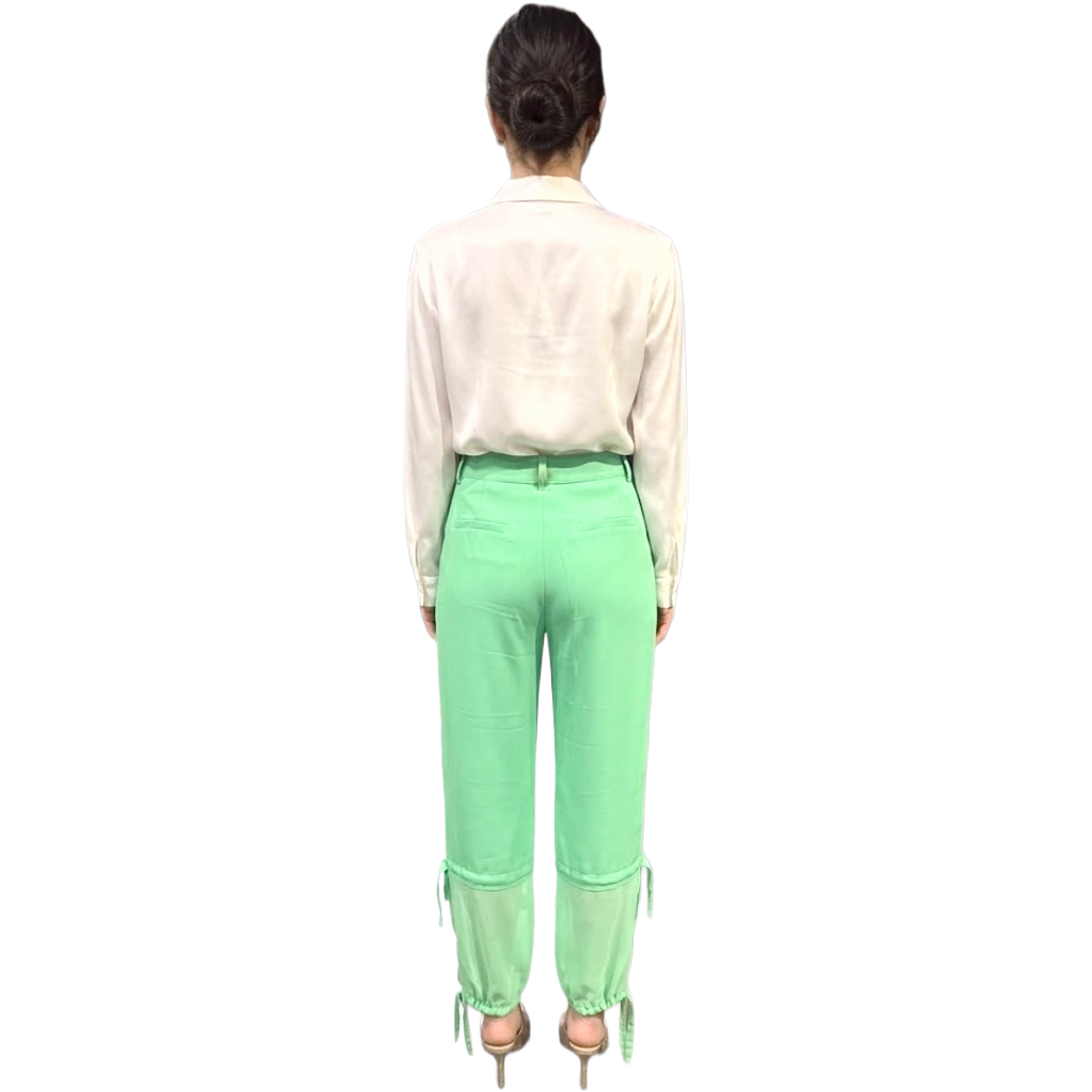 Pinko Women Trousers Priapo Green