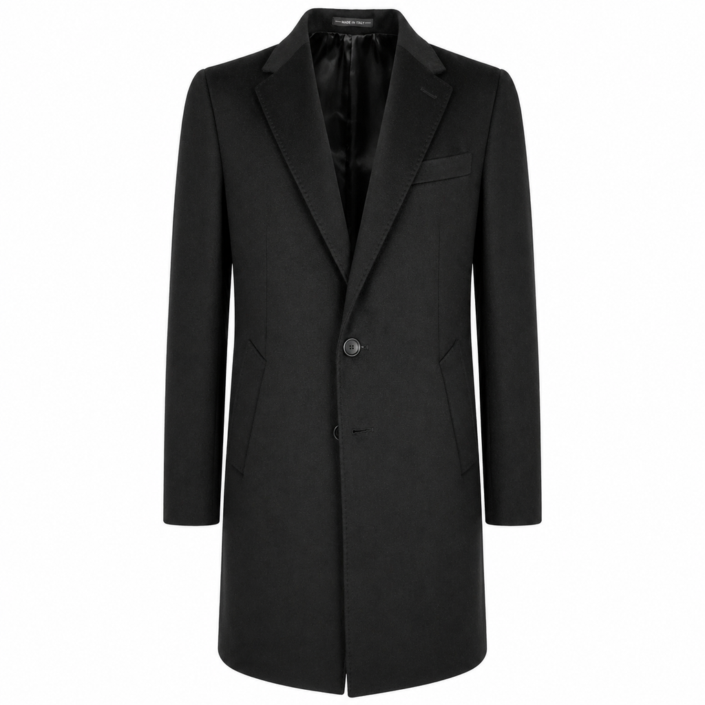 Loro Piana Fabric Men Coat Black