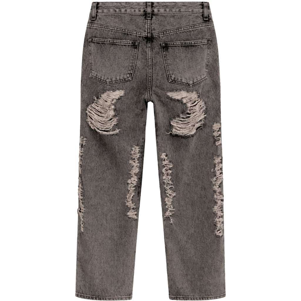 Fifty Made Women Jeans Ripped Black