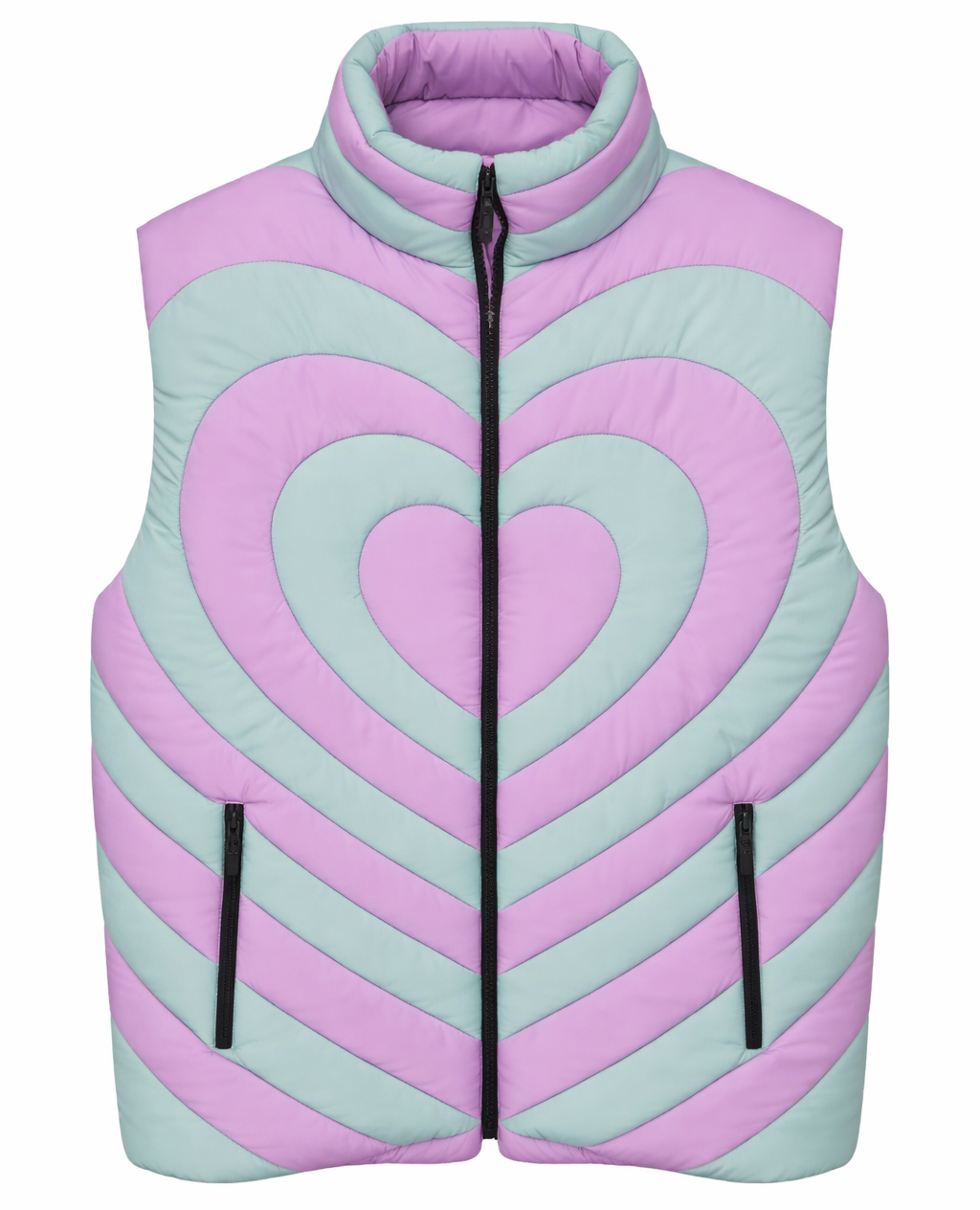 Pharmacy Industry Men Vest Quilted Print Multicolor