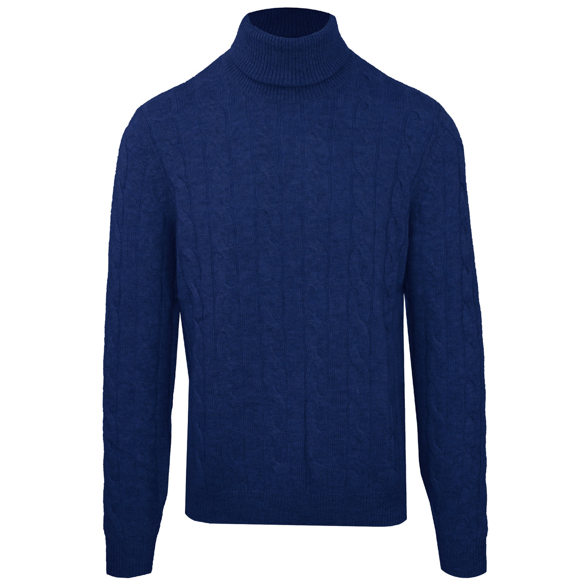 Malo Men Turtleneck Trecce Inchiostro Blue