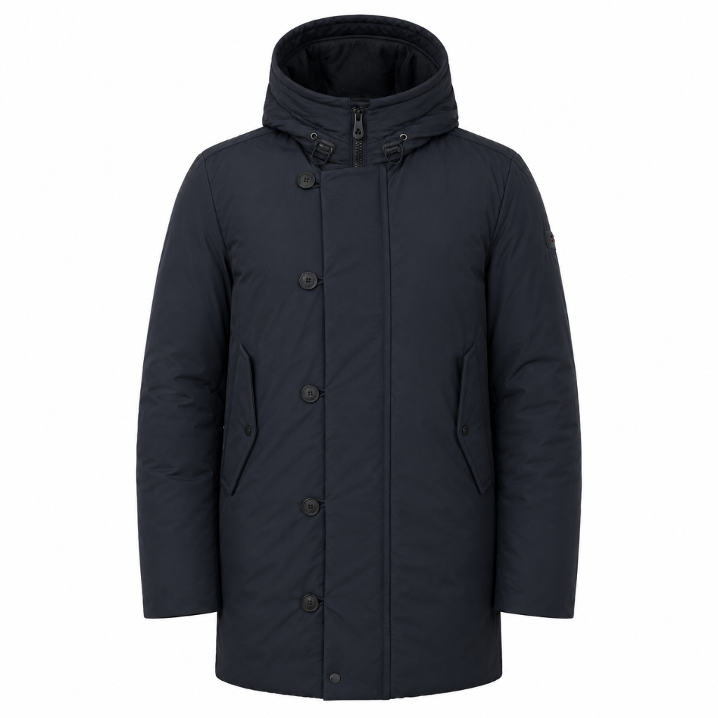Peuterey Men Down Jacket Kasa Blue